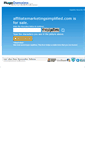 Mobile Screenshot of affiliatemarketingsimplified.com